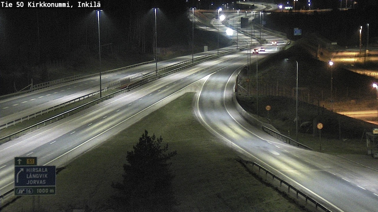 Weather Camera Image Road 50 Kirkkonummi, Inkilä, Kirkkonummi, Uusimaa