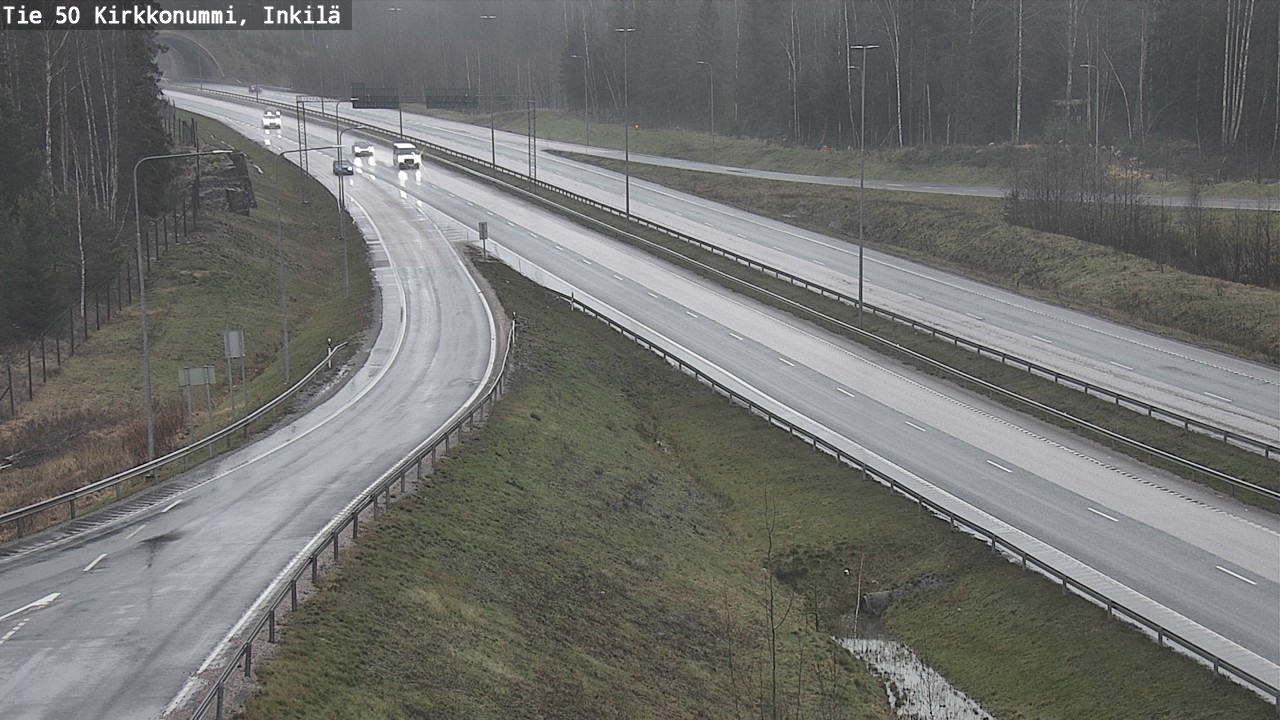 Weather Camera Image Väg 50 Kyrkslätt, Inkilä, Kirkkonummi, Uusimaa