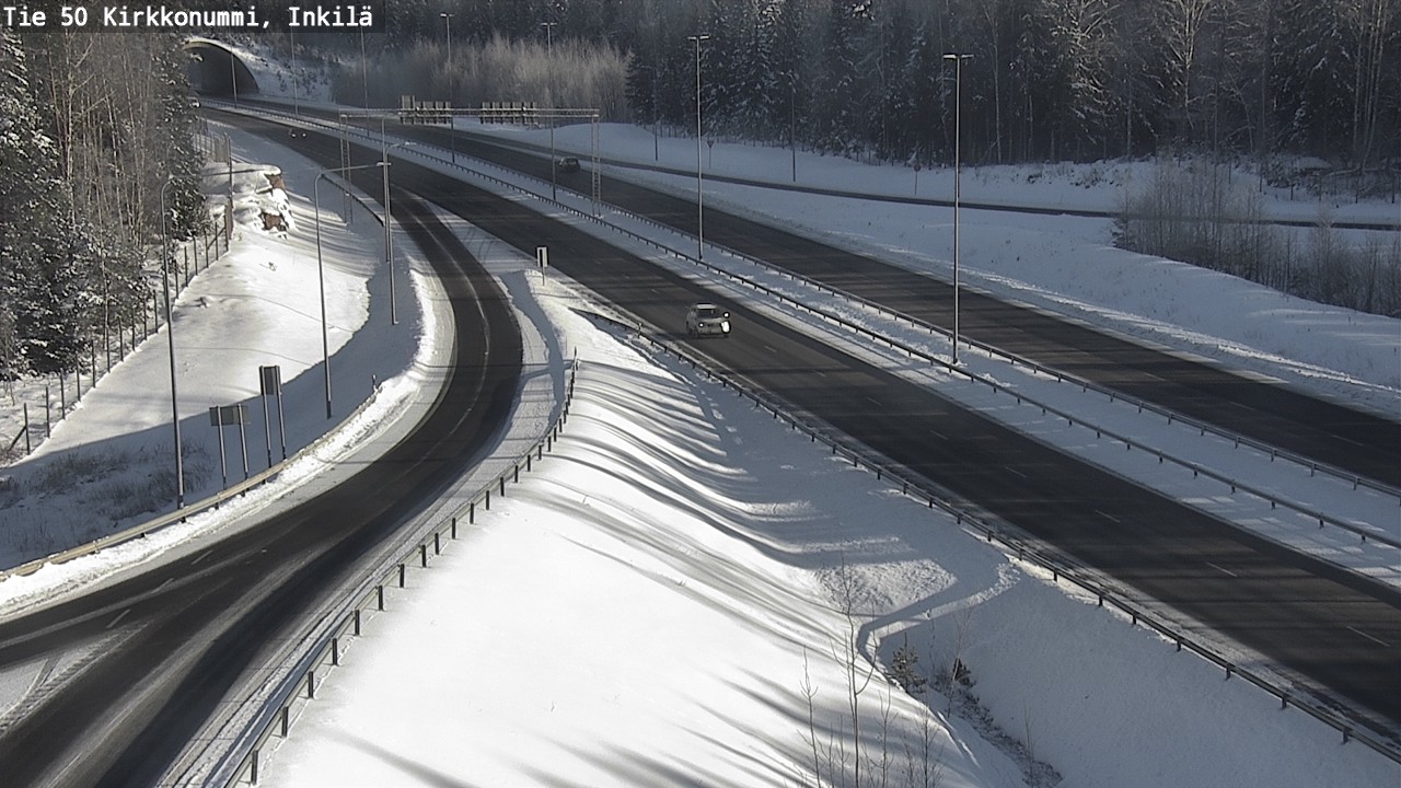 Weather Camera Image Road 50 Kirkkonummi, Inkilä, Kirkkonummi, Uusimaa