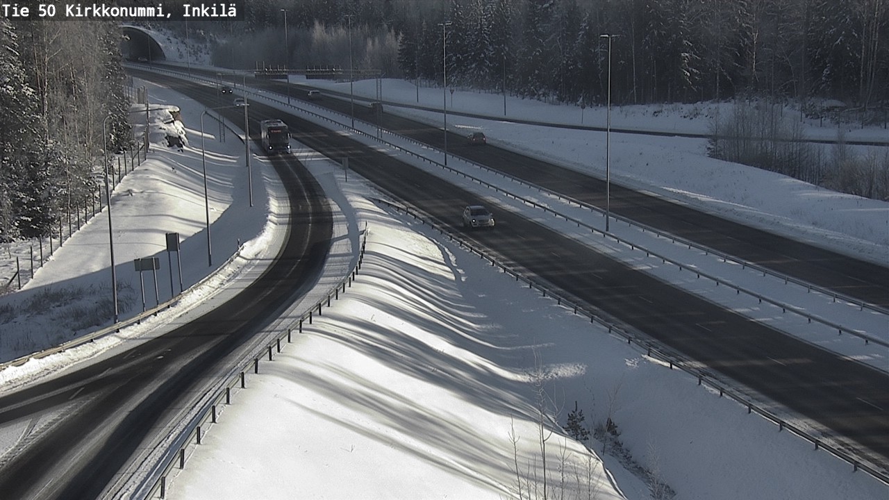 Weather Camera Image Road 50 Kirkkonummi, Inkilä, Kirkkonummi, Uusimaa