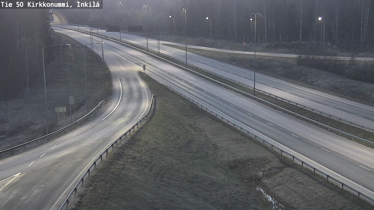 Weather Camera Image Road 50 Kirkkonummi, Inkilä, Kirkkonummi, Uusimaa