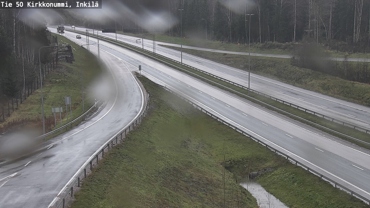 Weather Camera Image Väg 50 Kyrkslätt, Inkilä, Kirkkonummi, Uusimaa