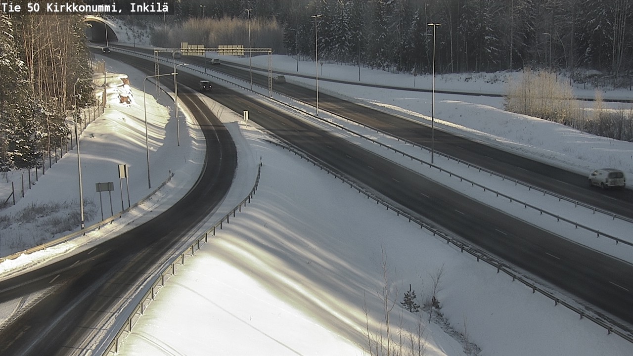 Weather Camera Image Väg 50 Kyrkslätt, Inkilä, Kirkkonummi, Uusimaa