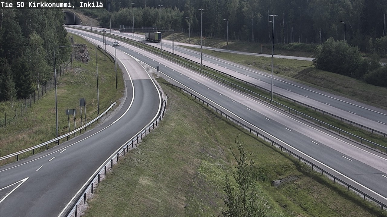 Weather Camera Image Väg 50 Kyrkslätt, Inkilä, Kirkkonummi, Uusimaa
