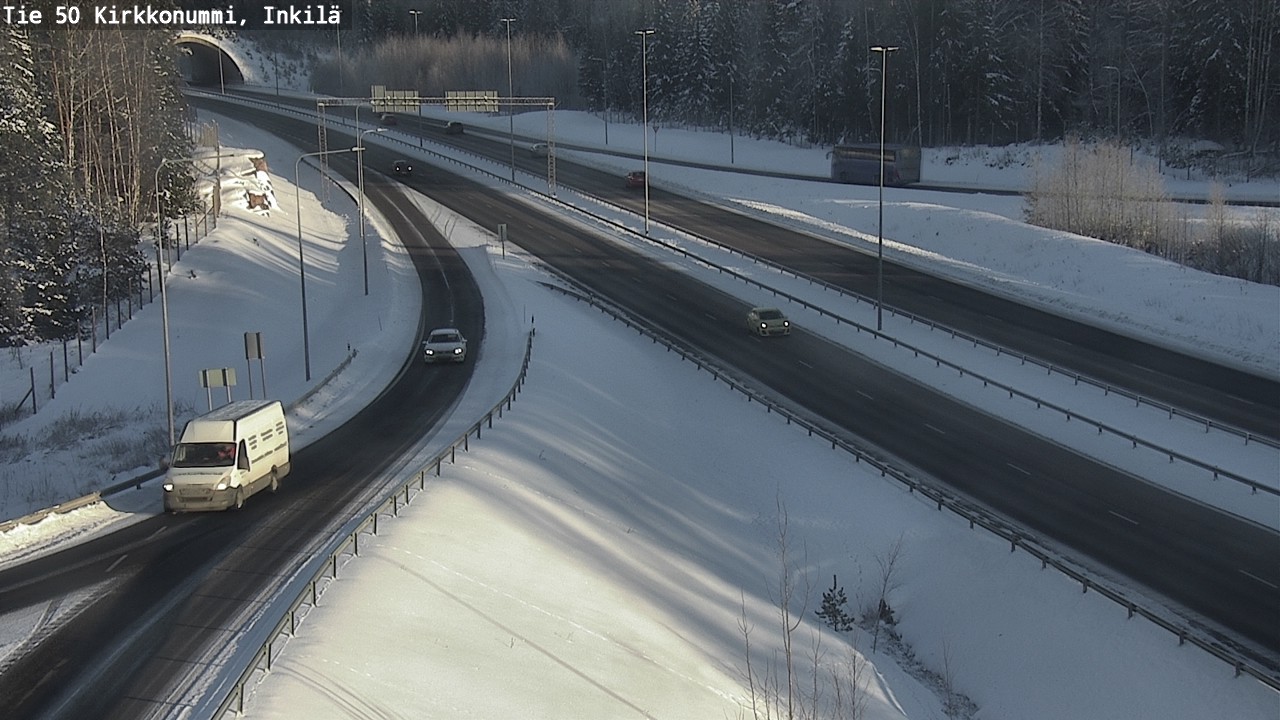 Weather Camera Image Väg 50 Kyrkslätt, Inkilä, Kirkkonummi, Uusimaa