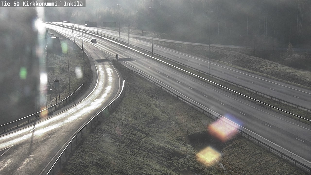 Weather Camera Image Road 50 Kirkkonummi, Inkilä, Kirkkonummi, Uusimaa