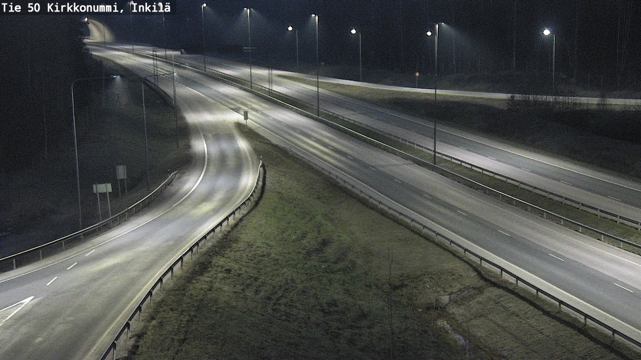 Weather Camera Image Road 50 Kirkkonummi, Inkilä, Kirkkonummi, Uusimaa