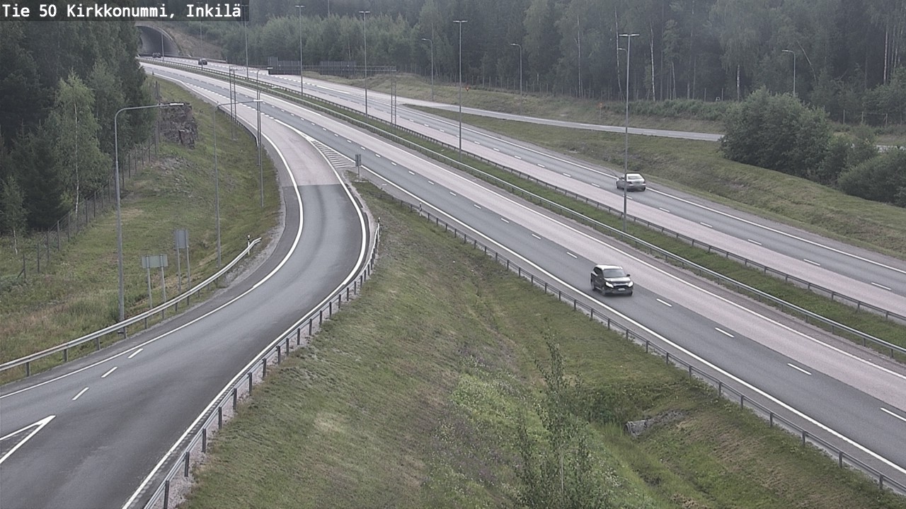 Weather Camera Image Väg 50 Kyrkslätt, Inkilä, Kirkkonummi, Uusimaa