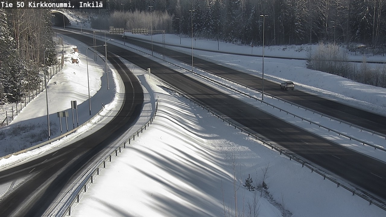Weather Camera Image Road 50 Kirkkonummi, Inkilä, Kirkkonummi, Uusimaa