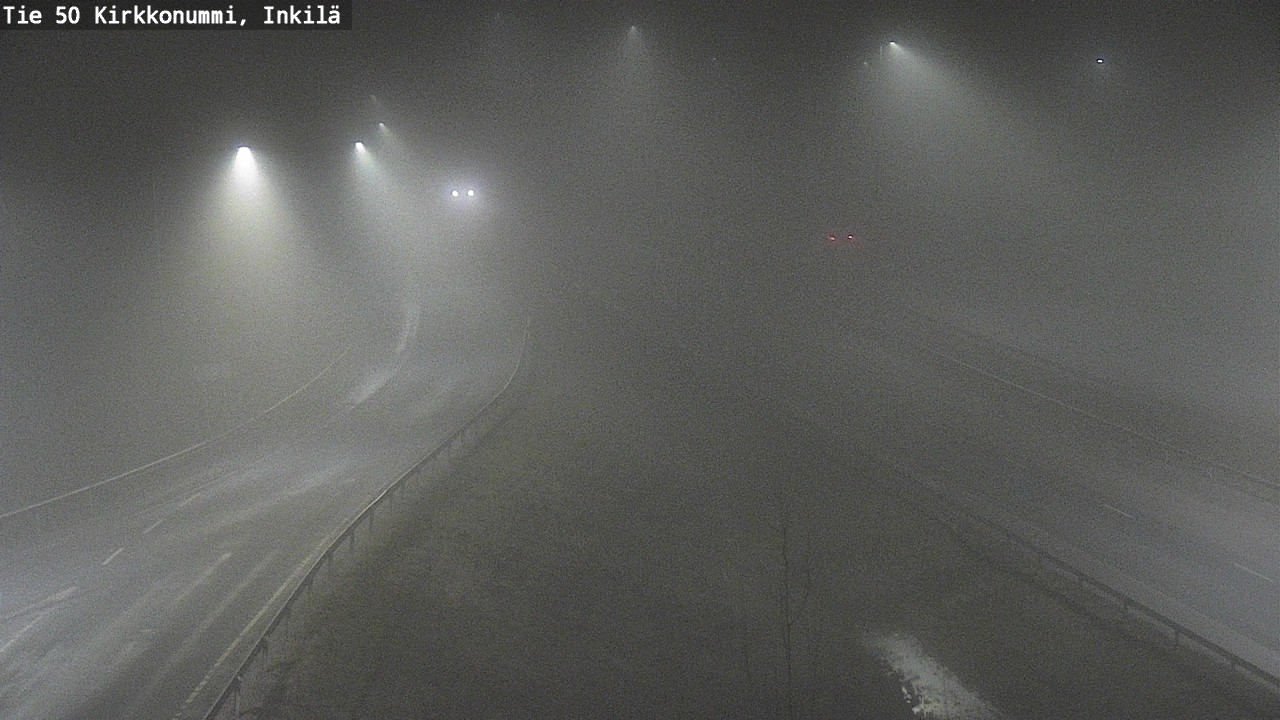 Weather Camera Image Väg 50 Kyrkslätt, Inkilä, Kirkkonummi, Uusimaa