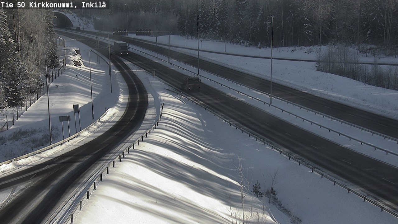 Weather Camera Image Road 50 Kirkkonummi, Inkilä, Kirkkonummi, Uusimaa