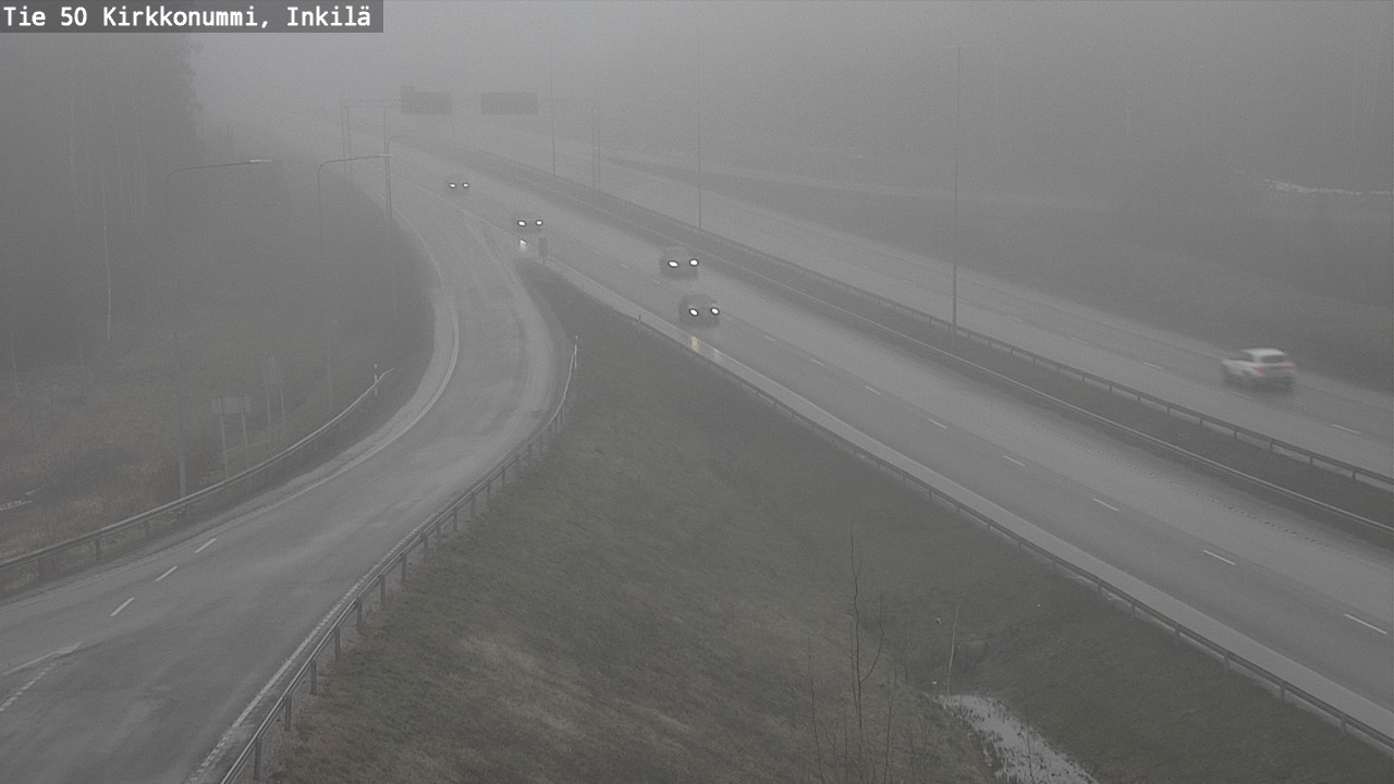 Weather Camera Image Road 50 Kirkkonummi, Inkilä, Kirkkonummi, Uusimaa
