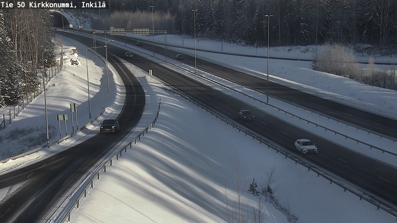 Weather Camera Image Väg 50 Kyrkslätt, Inkilä, Kirkkonummi, Uusimaa