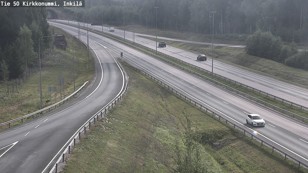 Weather Camera Image Väg 50 Kyrkslätt, Inkilä, Kirkkonummi, Uusimaa