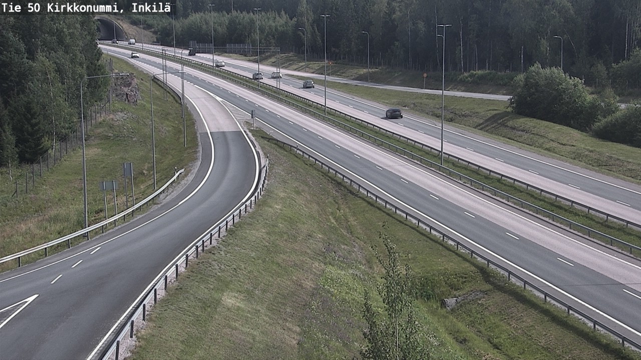 Weather Camera Image Väg 50 Kyrkslätt, Inkilä, Kirkkonummi, Uusimaa
