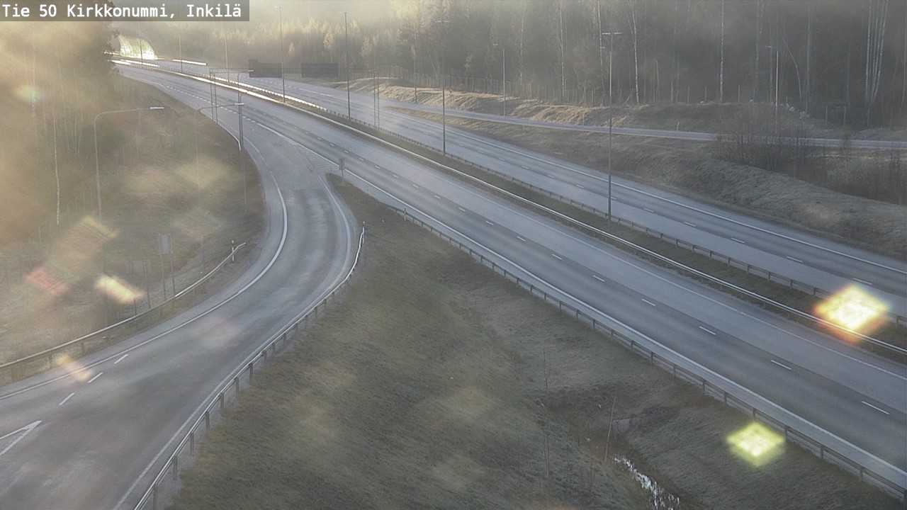 Weather Camera Image Road 50 Kirkkonummi, Inkilä, Kirkkonummi, Uusimaa