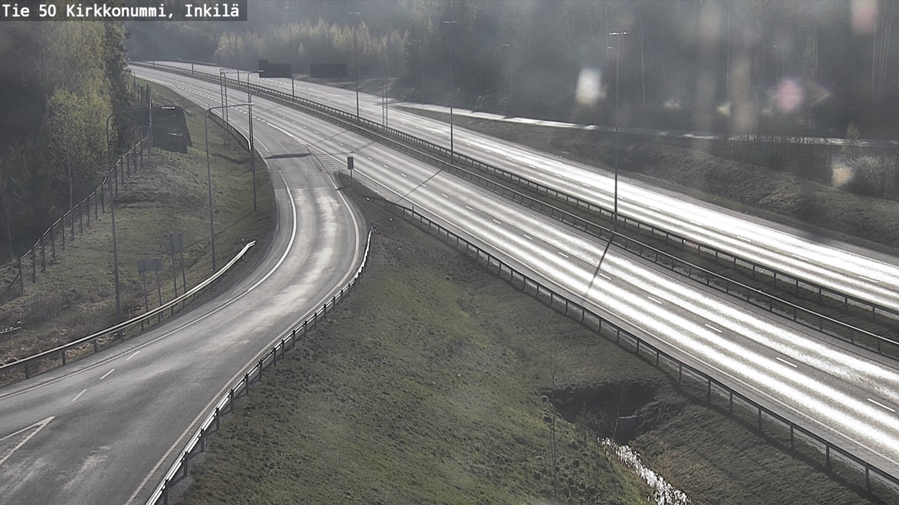 Weather Camera Image Väg 50 Kyrkslätt, Inkilä, Kirkkonummi, Uusimaa