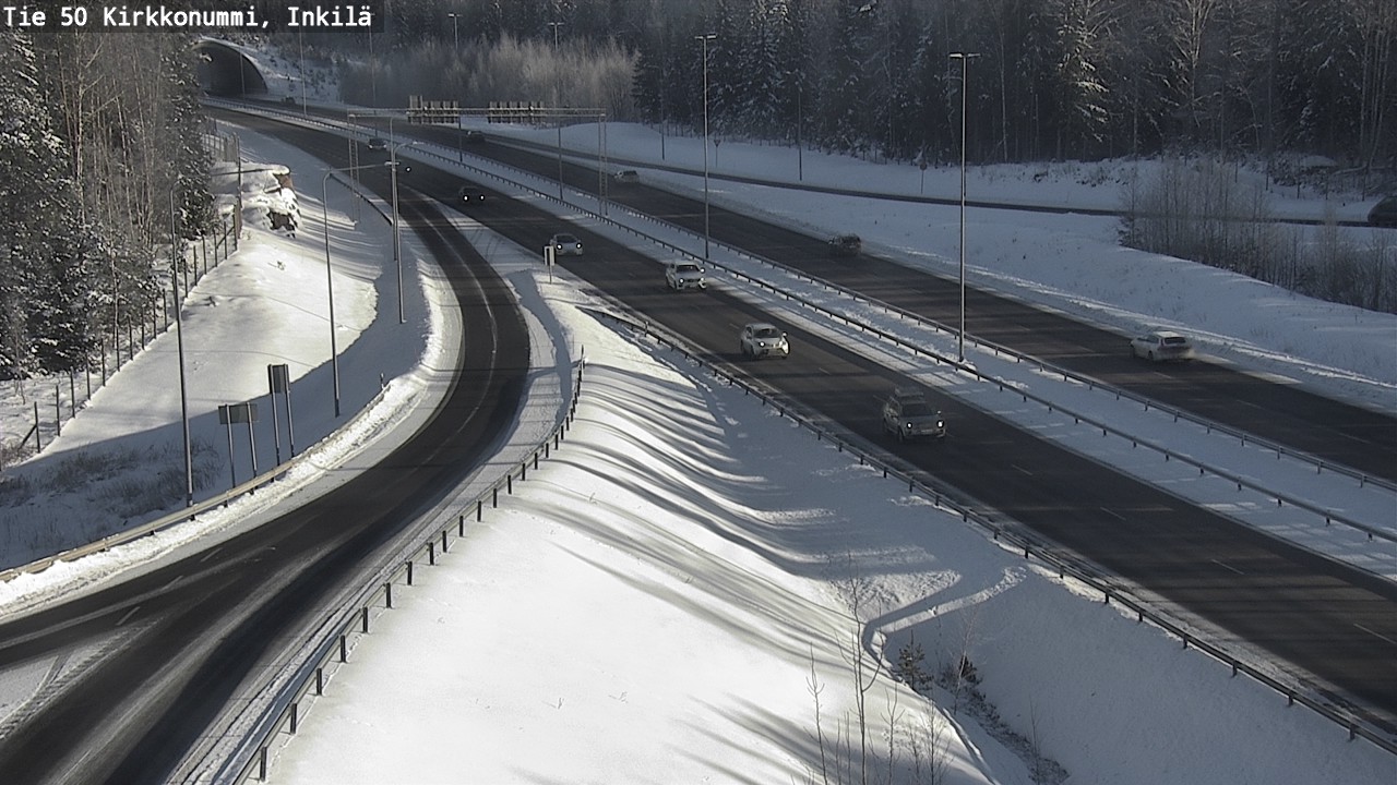 Weather Camera Image Road 50 Kirkkonummi, Inkilä, Kirkkonummi, Uusimaa
