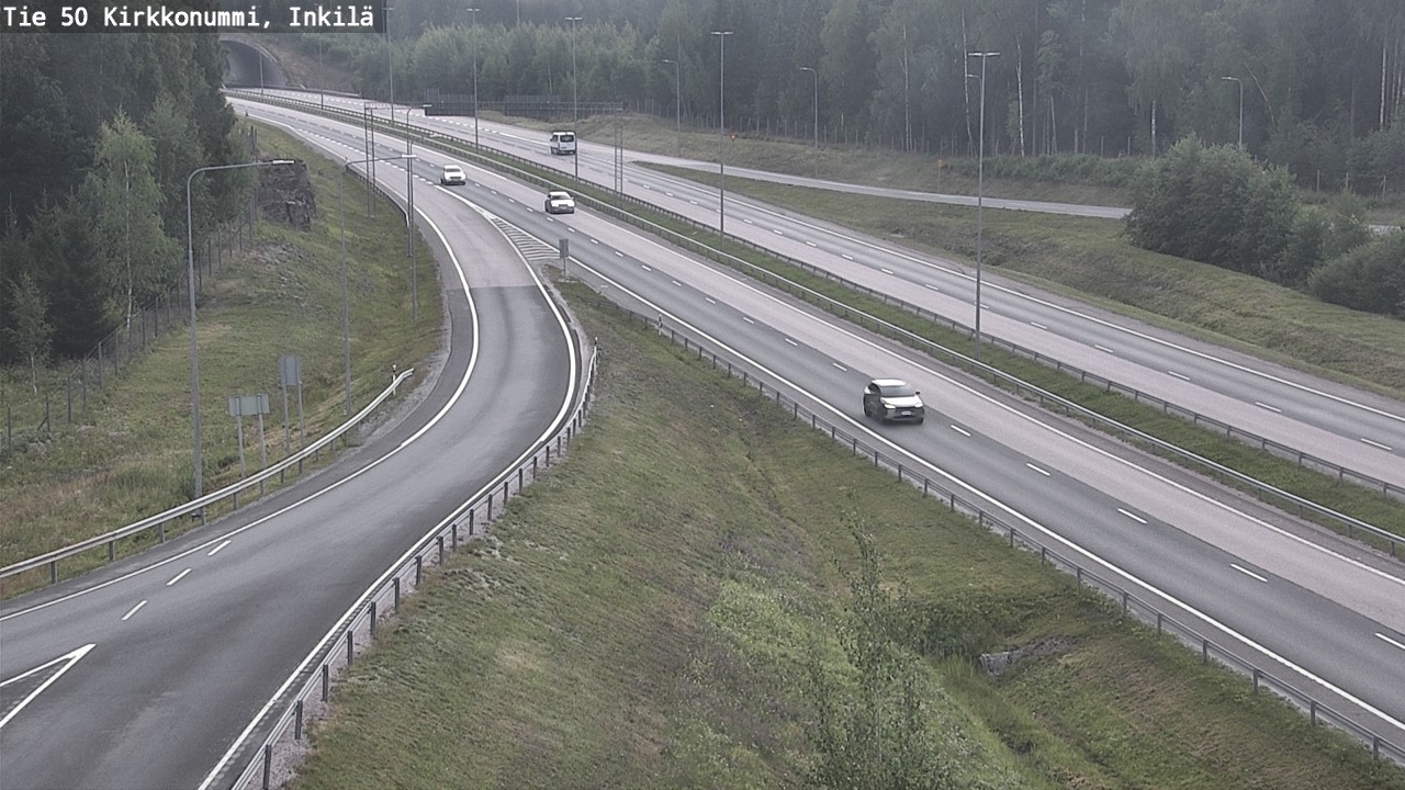 Weather Camera Image Väg 50 Kyrkslätt, Inkilä, Kirkkonummi, Uusimaa