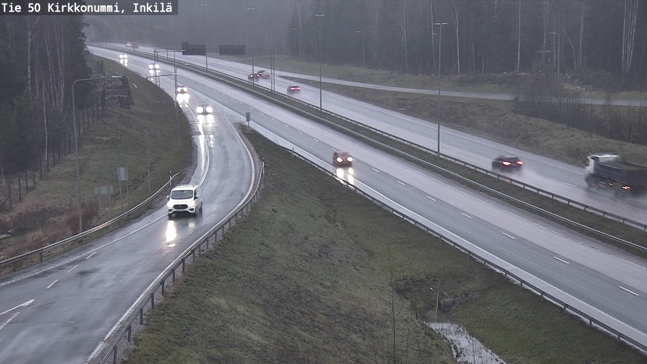Weather Camera Image Road 50 Kirkkonummi, Inkilä, Kirkkonummi, Uusimaa