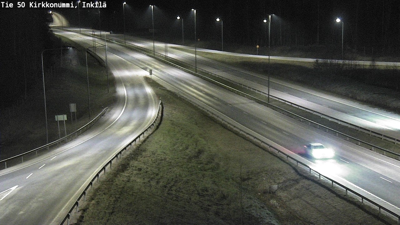 Weather Camera Image Road 50 Kirkkonummi, Inkilä, Kirkkonummi, Uusimaa
