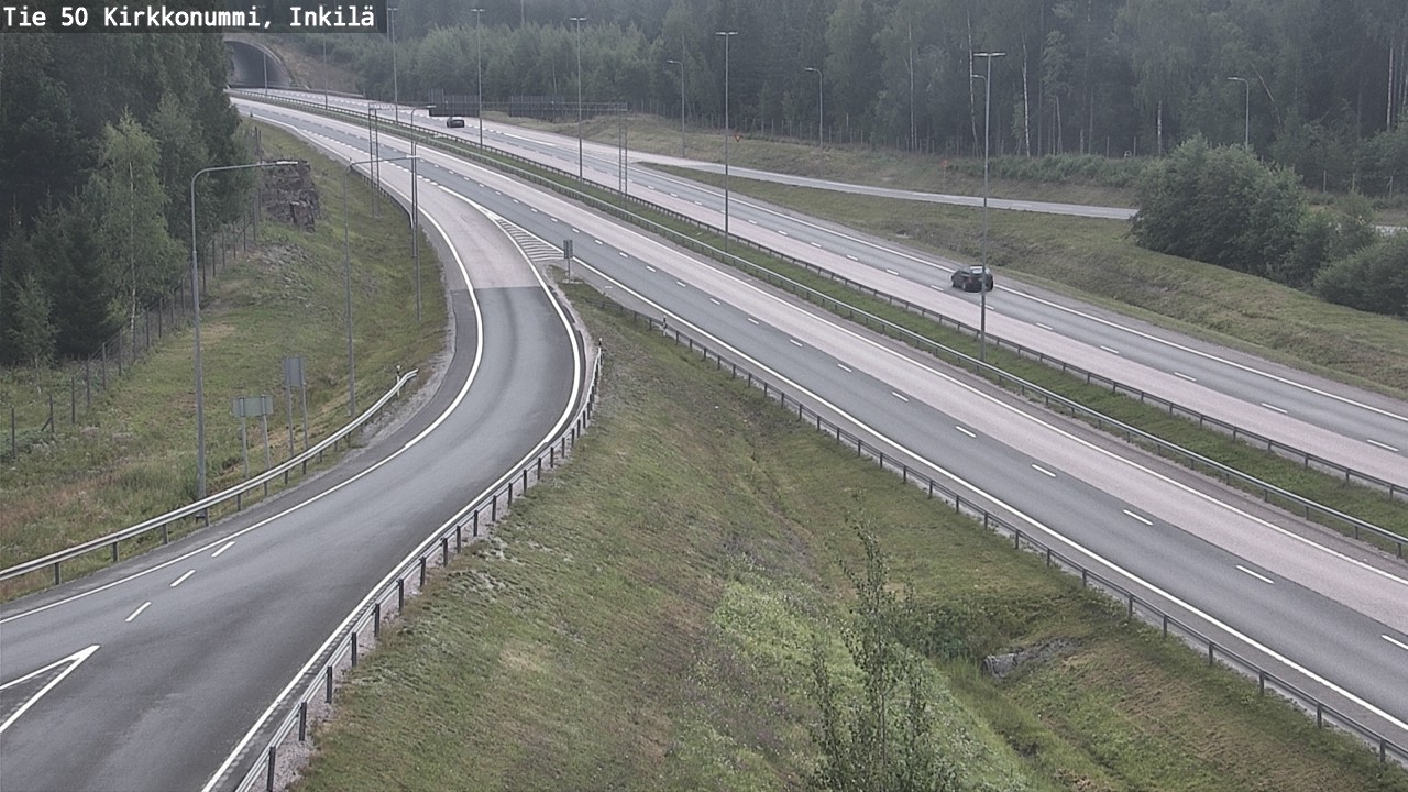 Weather Camera Image Väg 50 Kyrkslätt, Inkilä, Kirkkonummi, Uusimaa