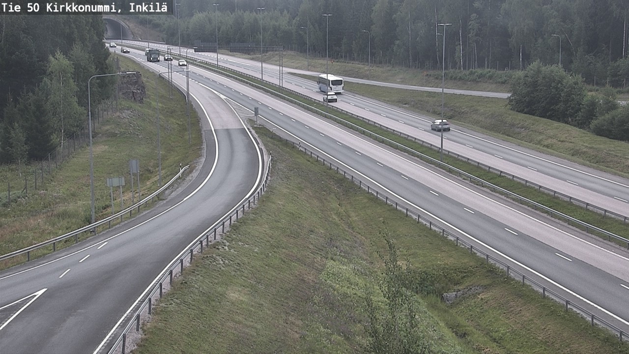 Weather Camera Image Väg 50 Kyrkslätt, Inkilä, Kirkkonummi, Uusimaa
