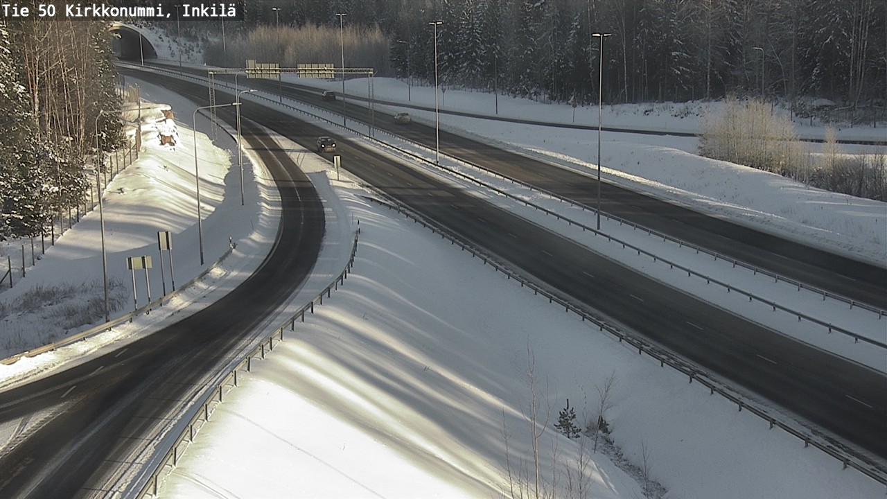 Weather Camera Image Väg 50 Kyrkslätt, Inkilä, Kirkkonummi, Uusimaa