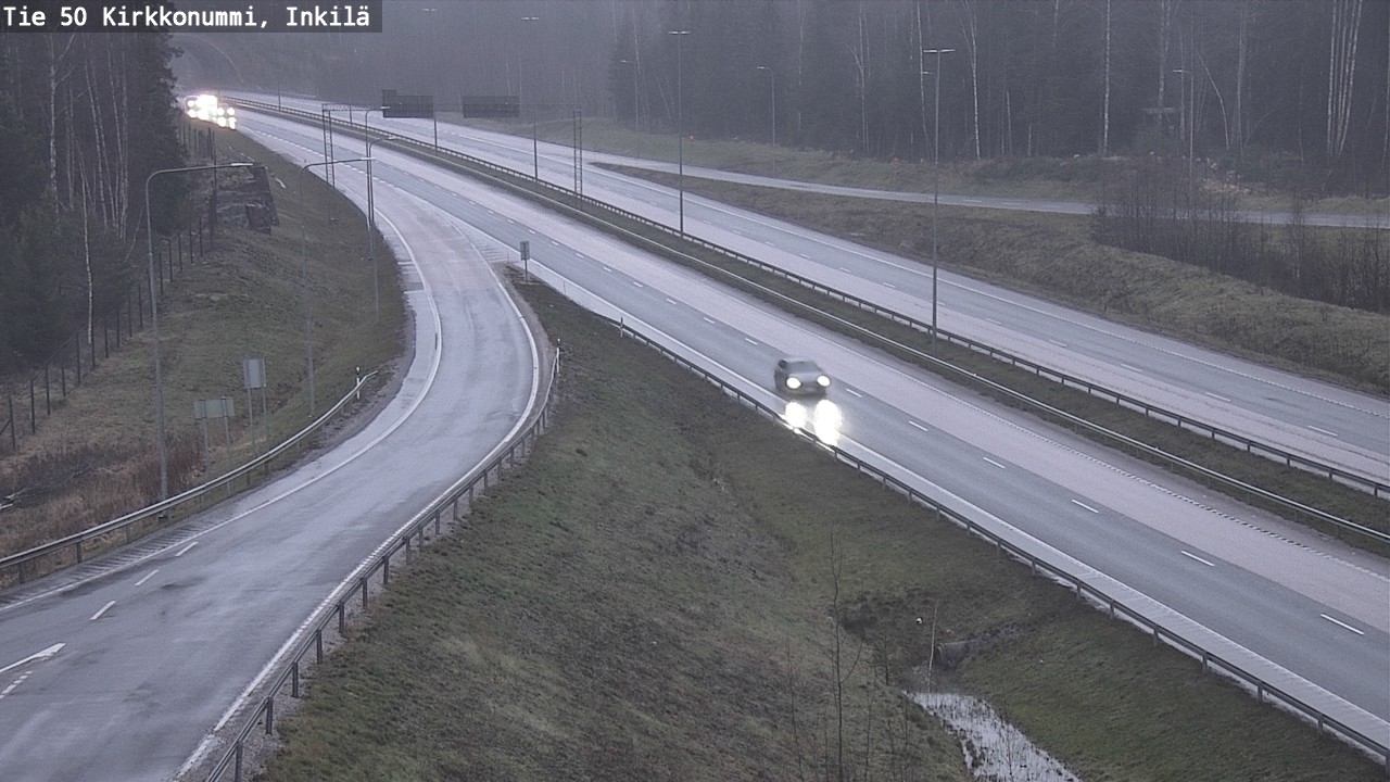 Weather Camera Image Road 50 Kirkkonummi, Inkilä, Kirkkonummi, Uusimaa