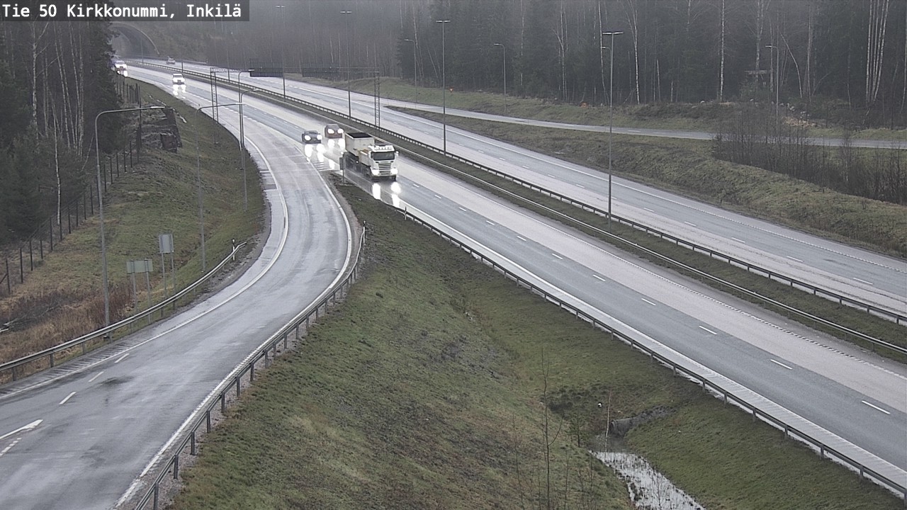 Weather Camera Image Road 50 Kirkkonummi, Inkilä, Kirkkonummi, Uusimaa