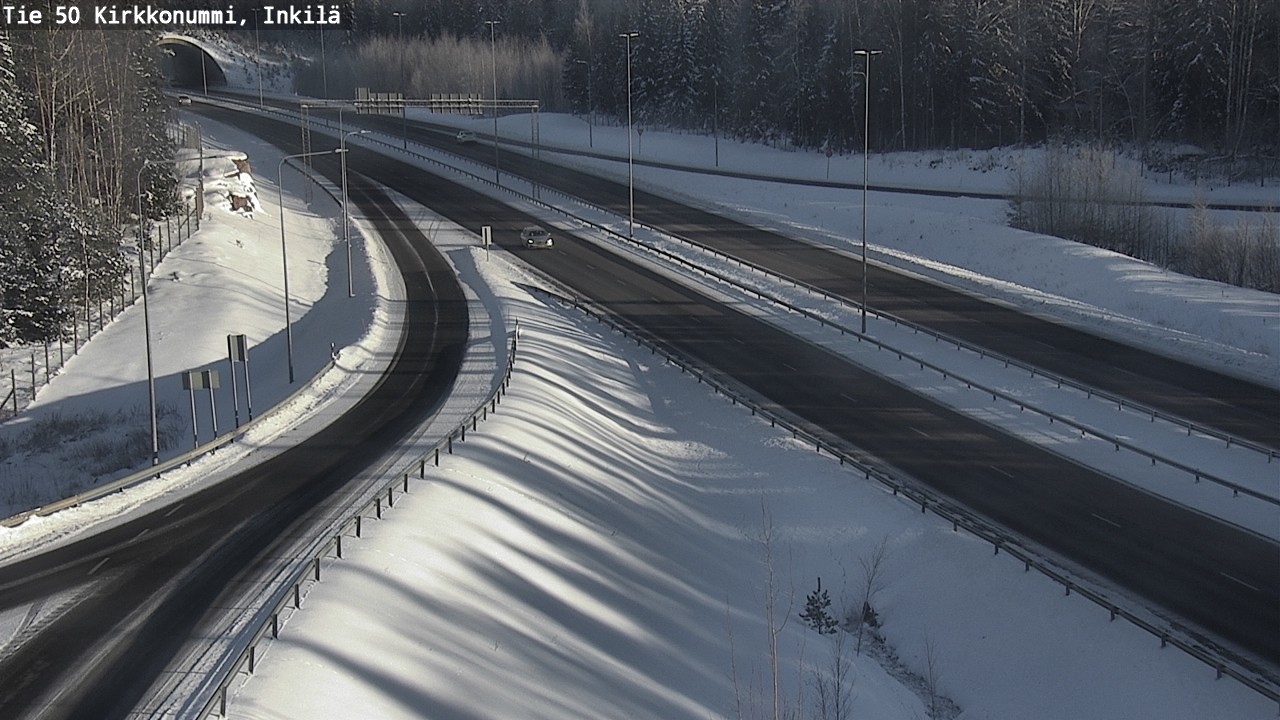 Weather Camera Image Road 50 Kirkkonummi, Inkilä, Kirkkonummi, Uusimaa
