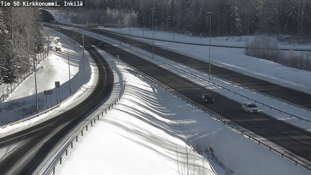 Weather Camera Image Road 50 Kirkkonummi, Inkilä, Kirkkonummi, Uusimaa