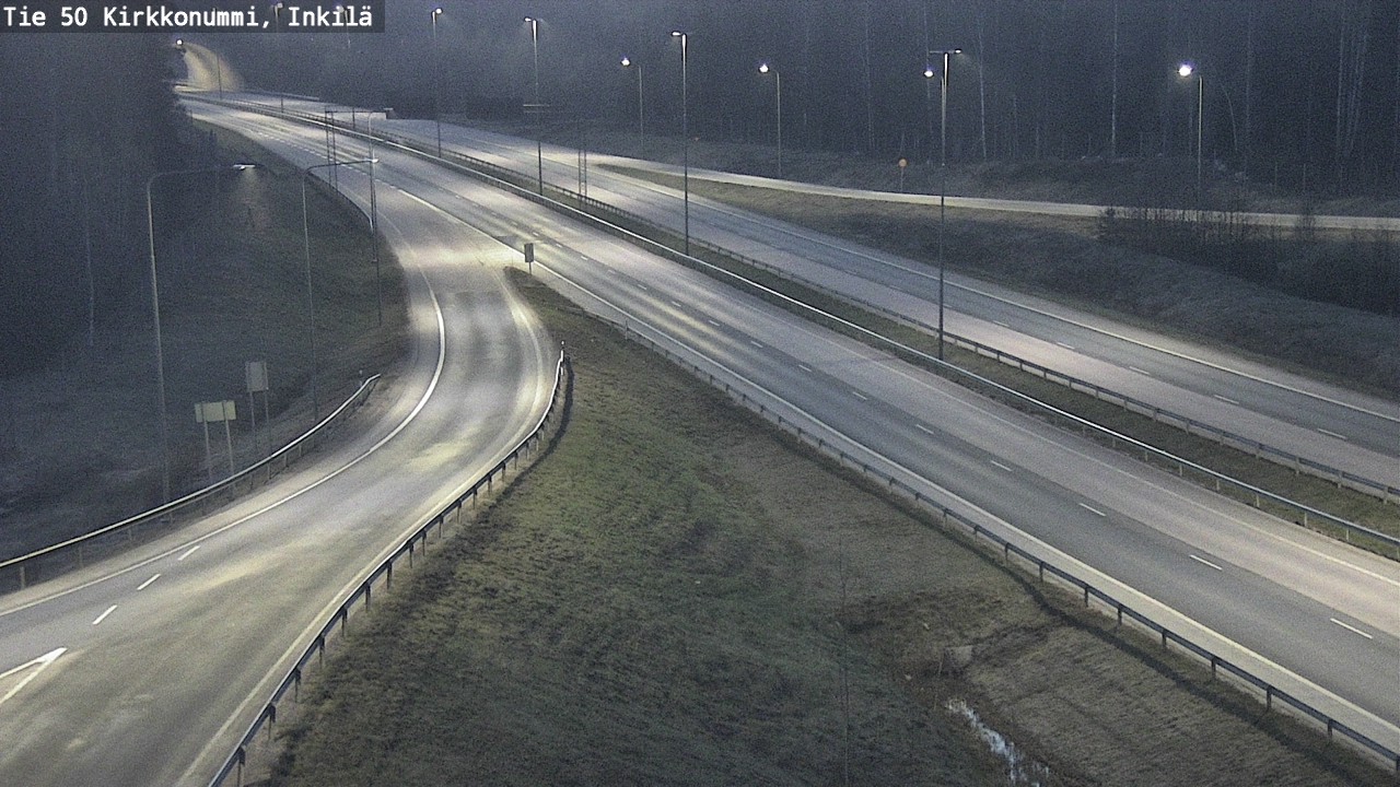 Weather Camera Image Road 50 Kirkkonummi, Inkilä, Kirkkonummi, Uusimaa