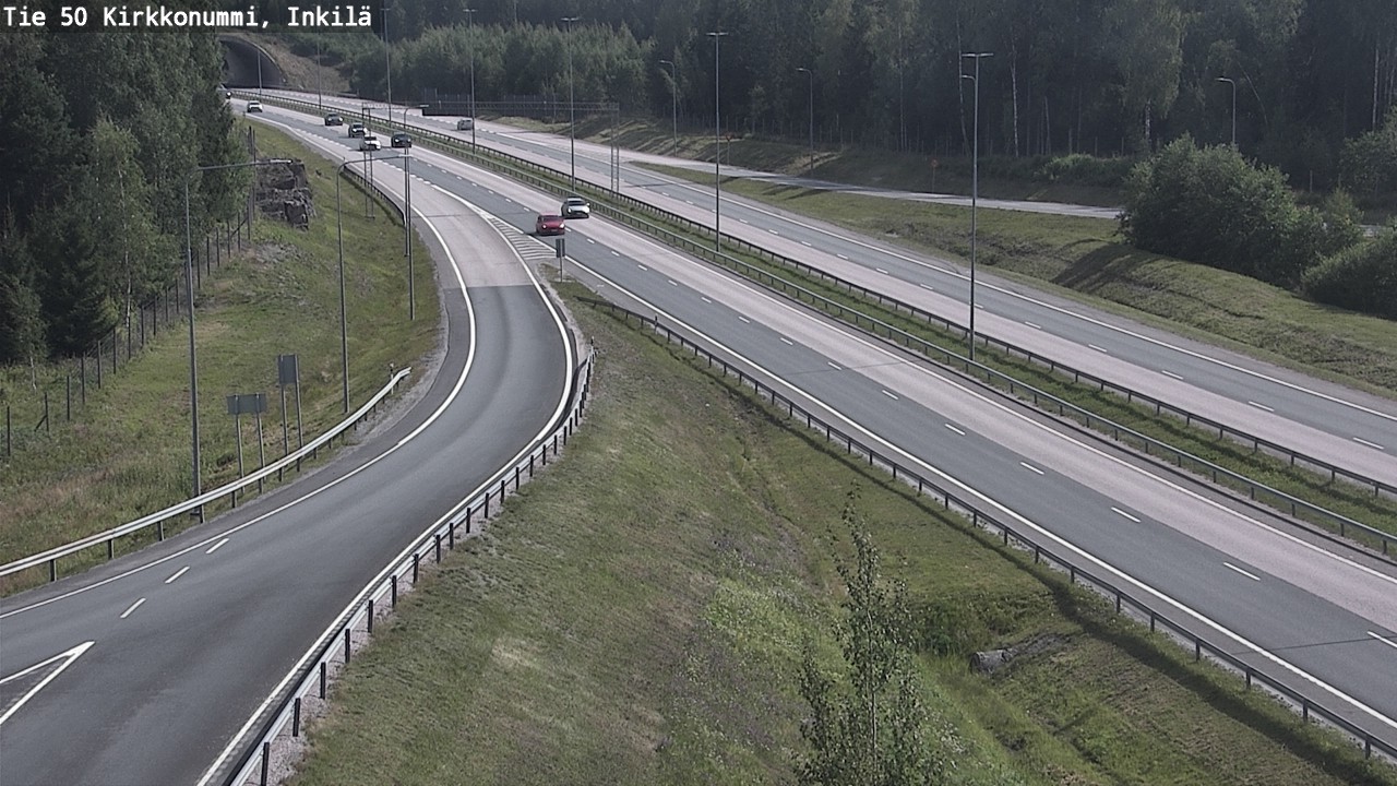Weather Camera Image Väg 50 Kyrkslätt, Inkilä, Kirkkonummi, Uusimaa