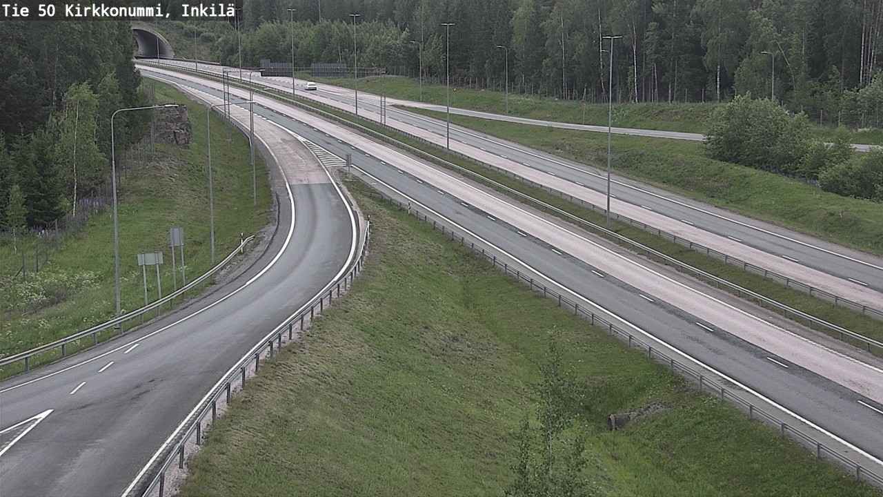 Weather Camera Image Road 50 Kirkkonummi, Inkilä, Kirkkonummi, Uusimaa