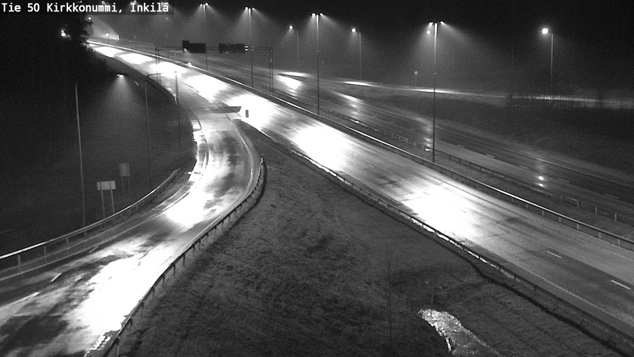 Weather Camera Image Väg 50 Kyrkslätt, Inkilä, Kirkkonummi, Uusimaa