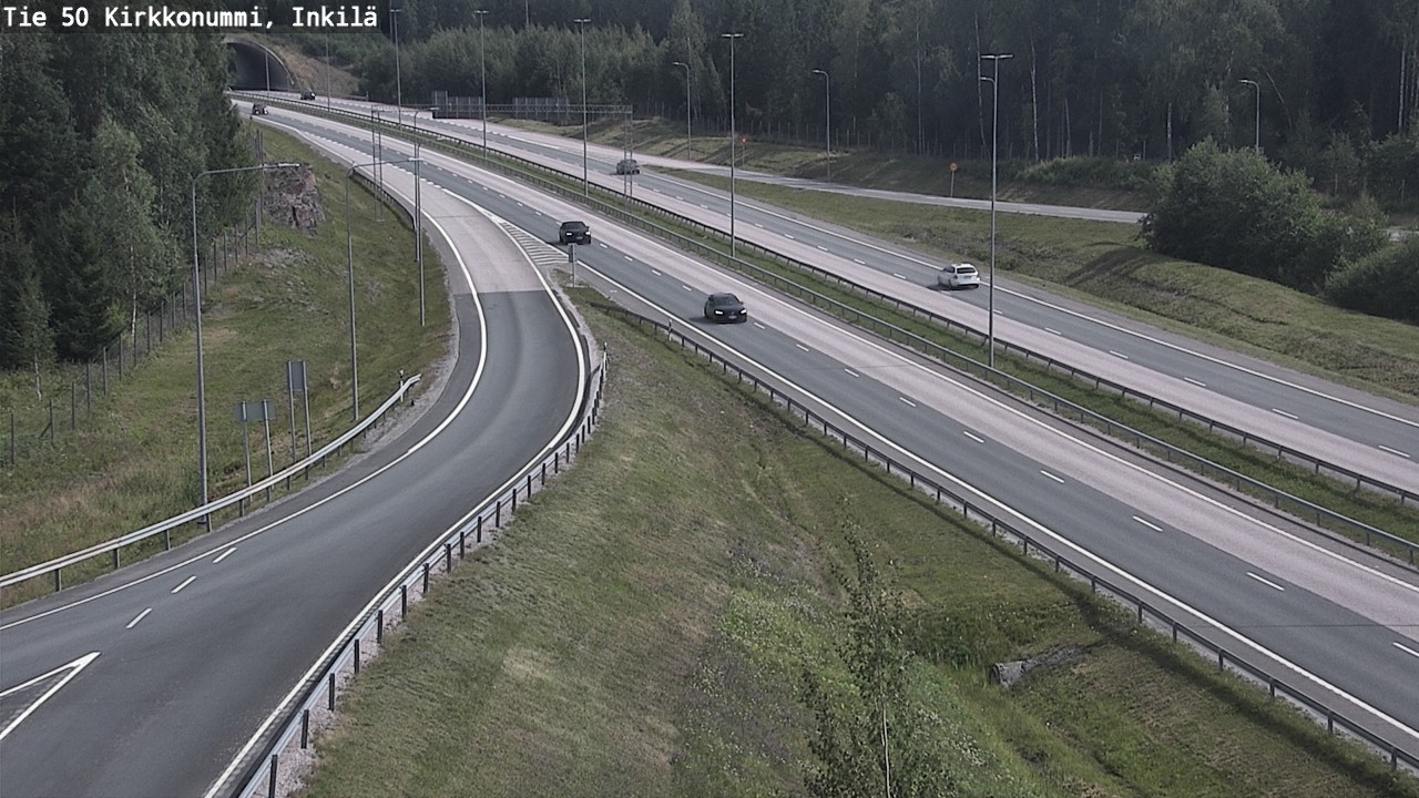 Weather Camera Image Väg 50 Kyrkslätt, Inkilä, Kirkkonummi, Uusimaa