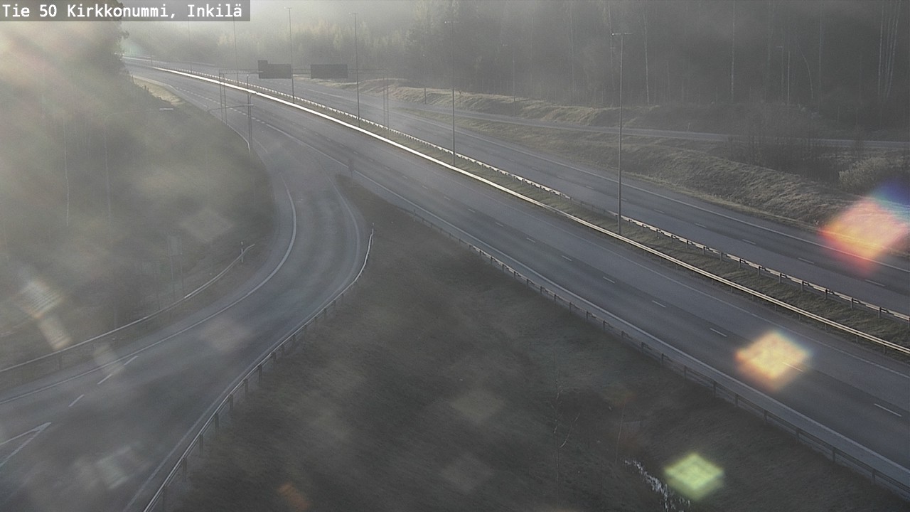 Weather Camera Image Road 50 Kirkkonummi, Inkilä, Kirkkonummi, Uusimaa