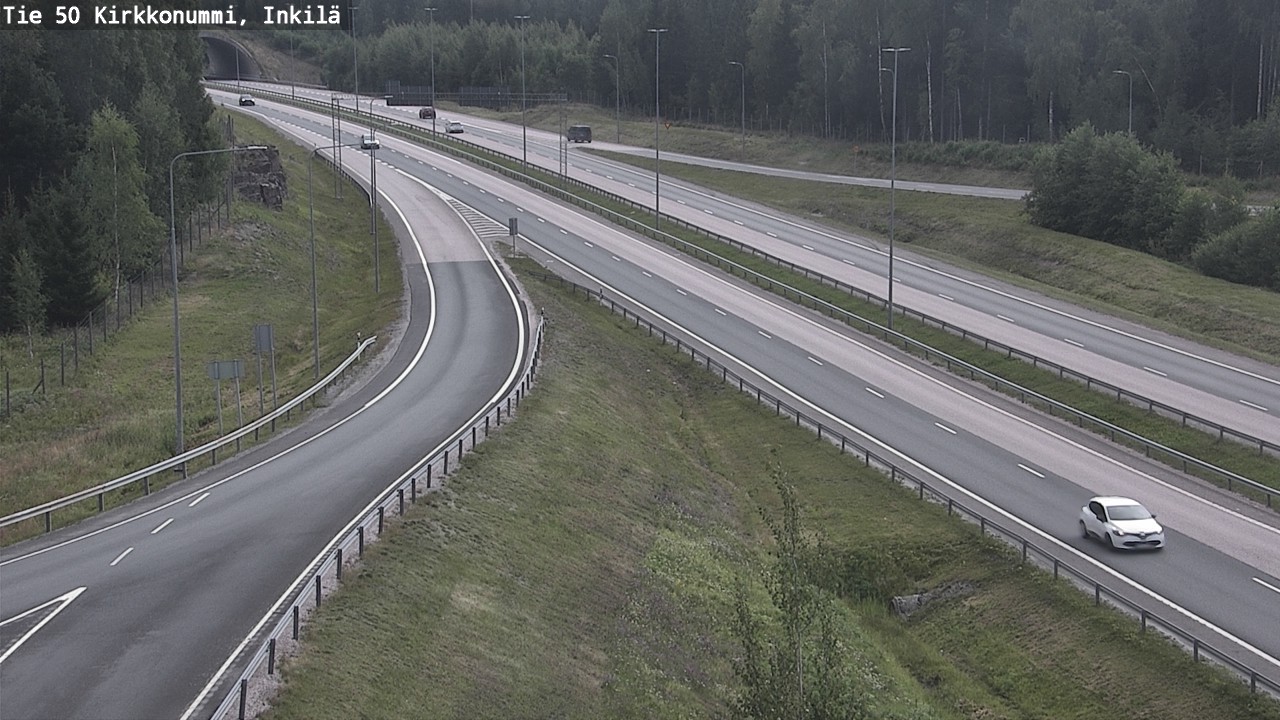 Weather Camera Image Väg 50 Kyrkslätt, Inkilä, Kirkkonummi, Uusimaa