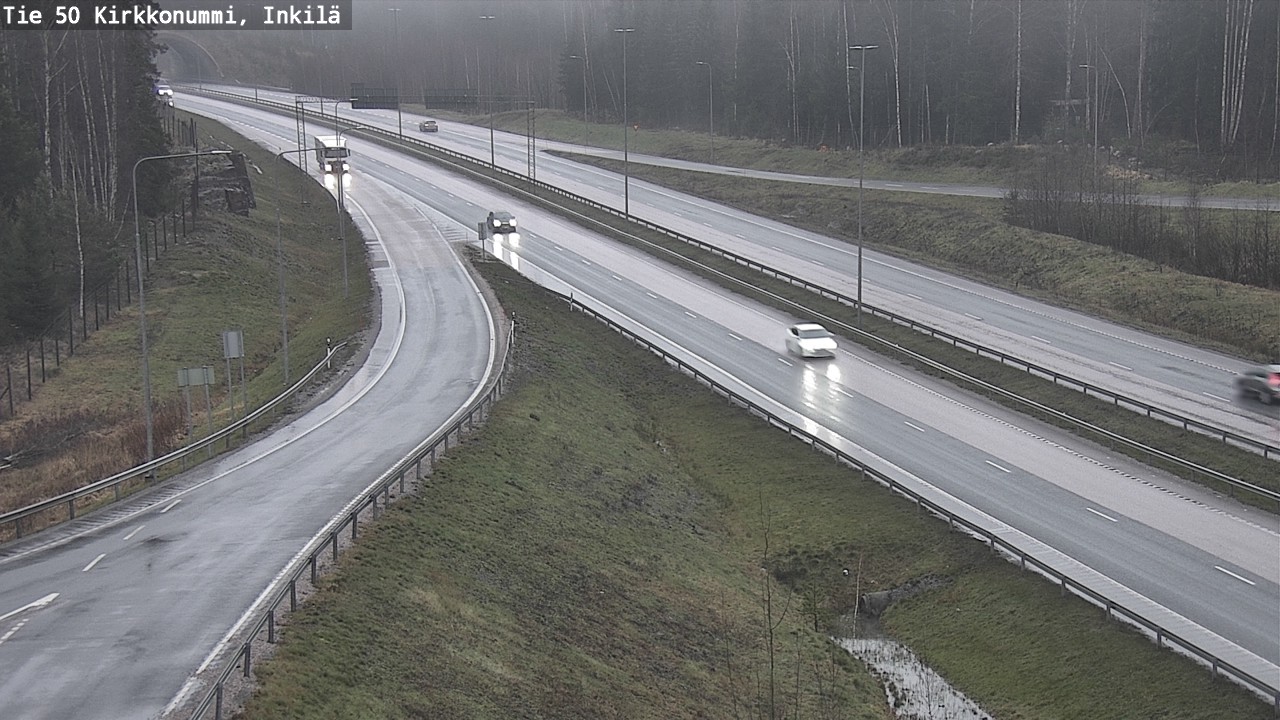 Weather Camera Image Väg 50 Kyrkslätt, Inkilä, Kirkkonummi, Uusimaa