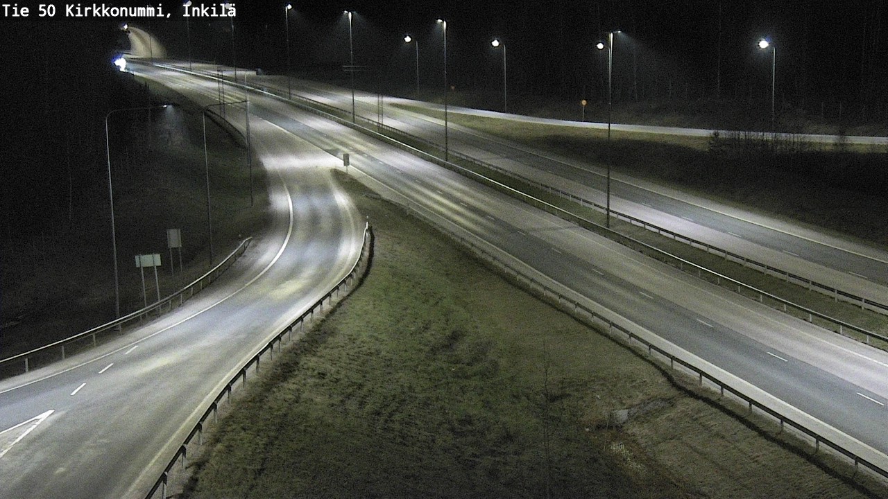 Weather Camera Image Road 50 Kirkkonummi, Inkilä, Kirkkonummi, Uusimaa