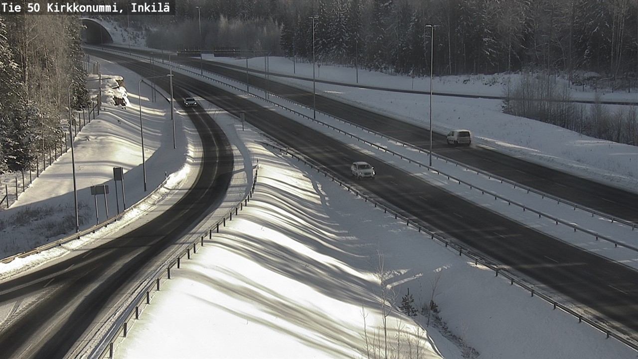 Weather Camera Image Road 50 Kirkkonummi, Inkilä, Kirkkonummi, Uusimaa