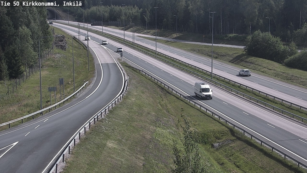 Weather Camera Image Väg 50 Kyrkslätt, Inkilä, Kirkkonummi, Uusimaa
