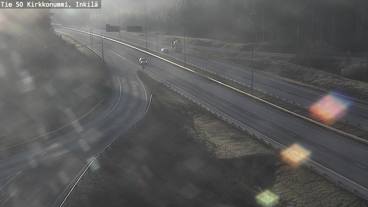 Weather Camera Image Road 50 Kirkkonummi, Inkilä, Kirkkonummi, Uusimaa