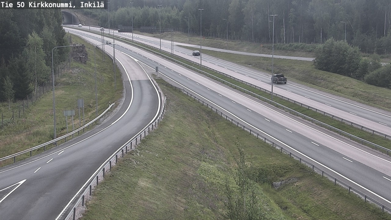 Weather Camera Image Väg 50 Kyrkslätt, Inkilä, Kirkkonummi, Uusimaa