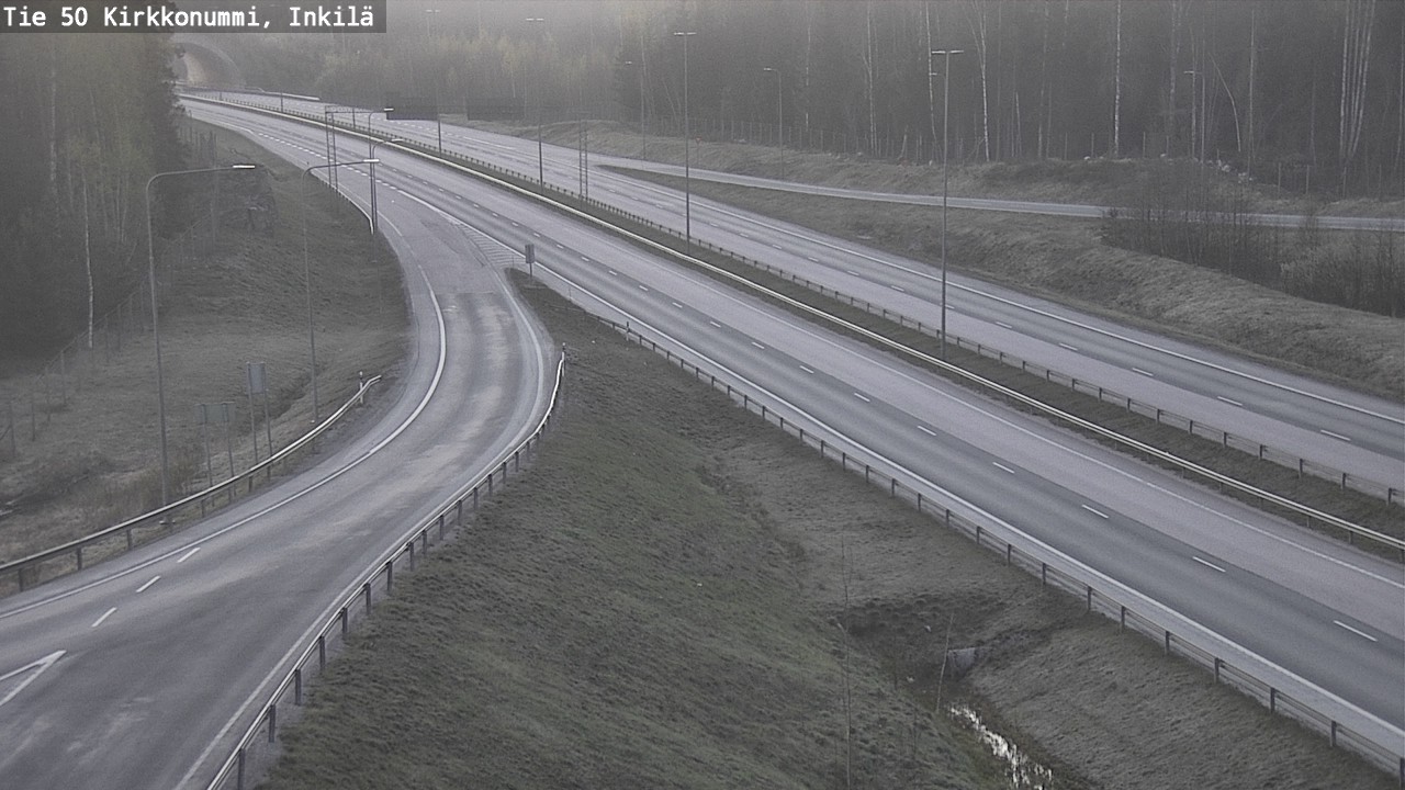 Weather Camera Image Road 50 Kirkkonummi, Inkilä, Kirkkonummi, Uusimaa