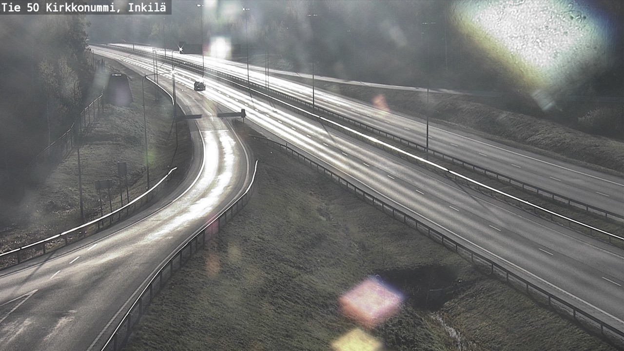 Weather Camera Image Väg 50 Kyrkslätt, Inkilä, Kirkkonummi, Uusimaa