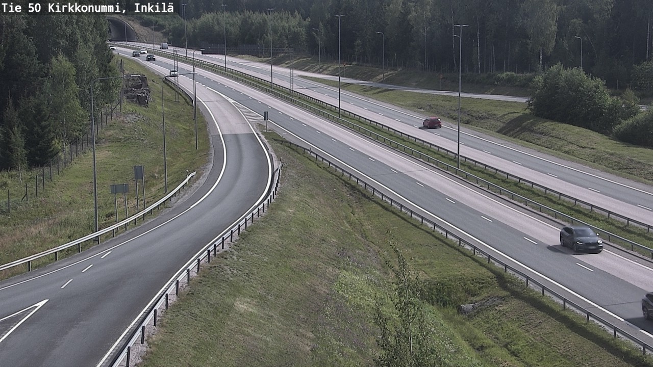 Weather Camera Image Väg 50 Kyrkslätt, Inkilä, Kirkkonummi, Uusimaa