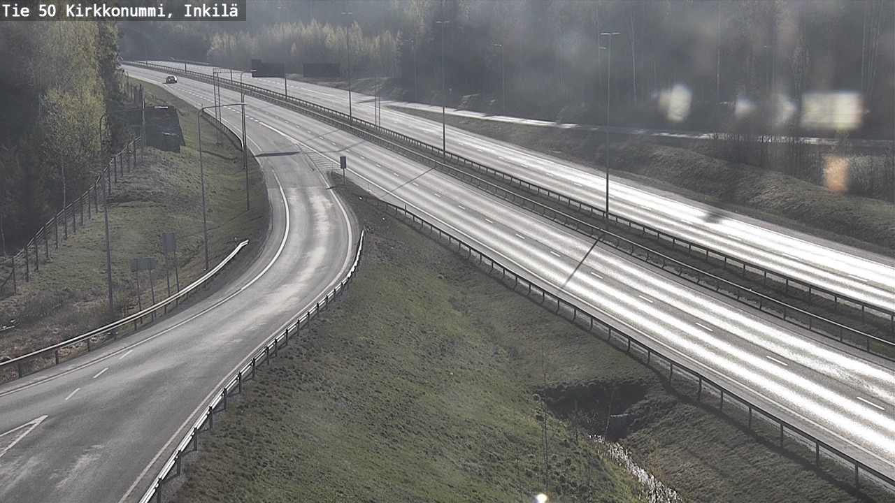 Weather Camera Image Väg 50 Kyrkslätt, Inkilä, Kirkkonummi, Uusimaa