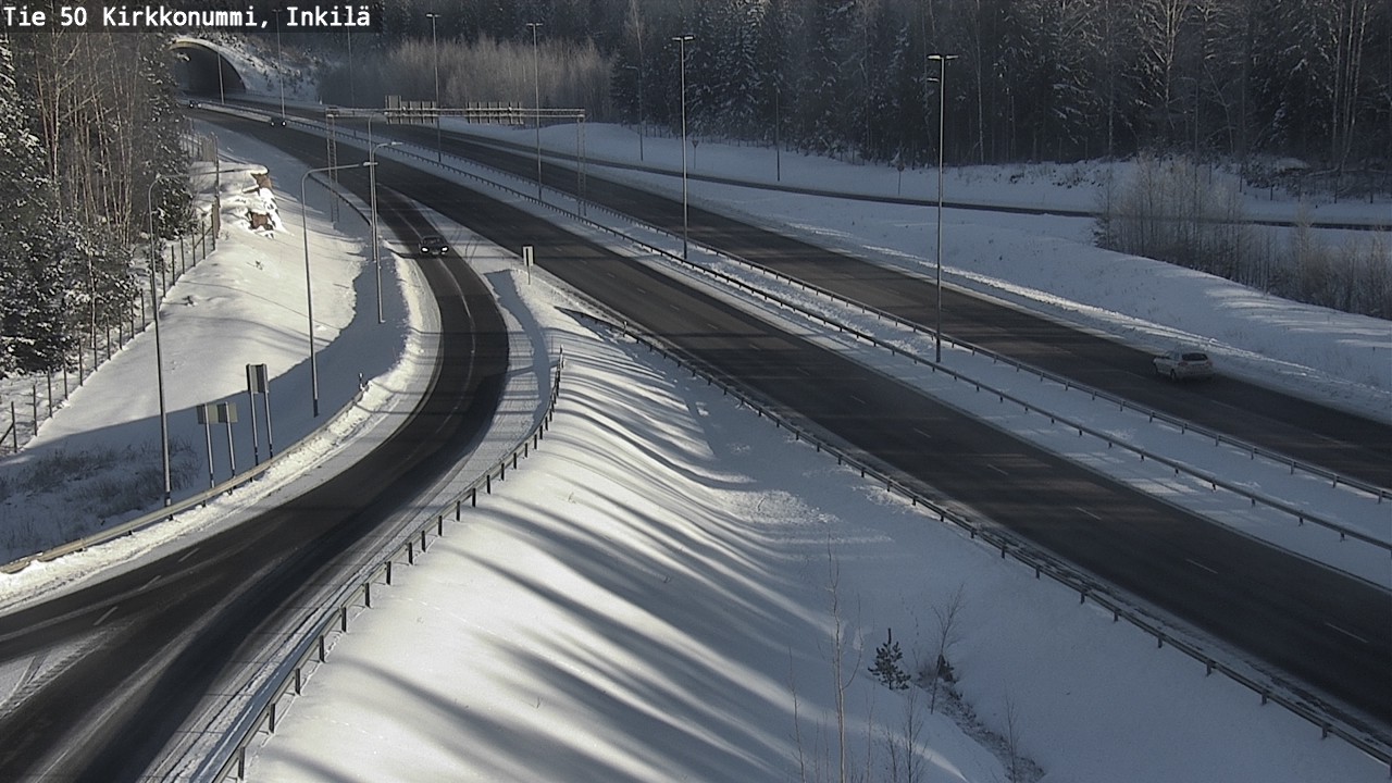Weather Camera Image Road 50 Kirkkonummi, Inkilä, Kirkkonummi, Uusimaa